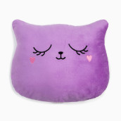 Декоративная подушка-игрушка Кошка цвет: фиолетовый (38х48)