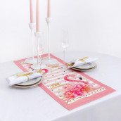 Дорожка на стол Фламинго (30х70 см)