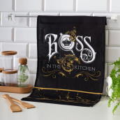 Кухонное полотенце Boss цвет: черный (35х60 см)