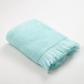 Полотенце Fringe цвет: светло-голубой