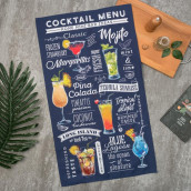 Кухонное полотенце Cocktail menu (40х73 см)