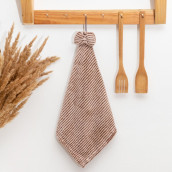 Кухонное полотенце Бантик цвет: бежевый (30х30 см)