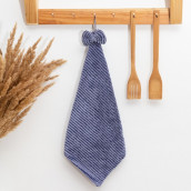 Кухонное полотенце Бантик цвет: синий (30х30 см)
