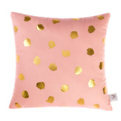 Декоративная подушка Горошек цвет: розовый (40х40)