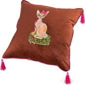 Декоративная подушка Мурка цвет: коричневый (45х45)