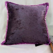 Декоративная наволочка Клаудия цвет: фиолетовый (45х45)