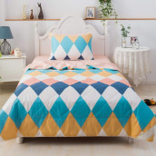 Детское постельное белье с одеялом Ромбики цвет: мультиколор (1.5 сп)