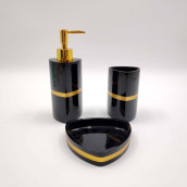 Набор для ванной Casalinga цвет: черный (универсальный)