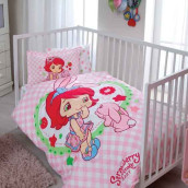 Детское постельное белье Шарлотта Земляничка цвет: розовый (для новорожденных)