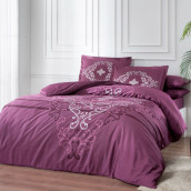 Постельное белье Lusia цвет: фиолетовый (евро)