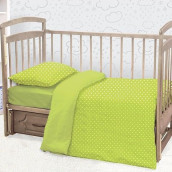 Детское постельное белье Мятная карамель цвет: зеленый (для новорожденных)