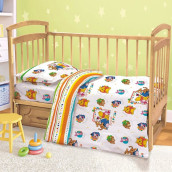 Детское постельное белье Лучшие друзья цвет: мультиколор (для новорожденных)
