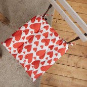 Подушка на стул Red hearts (42х42)