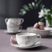 Чайная пара Мартинелли сентимент цвет: розовый (250 мл)