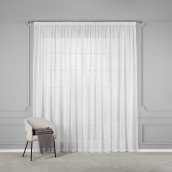 Классические шторы Бертье цвет: белый (500х275 см - 1 шт)