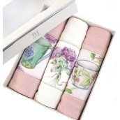 Кухонное полотенце Bergamo цвет: розовый (40х60 см - 3 шт)