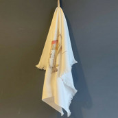 Кухонное полотенце Ariel цвет: серый,красный, бежевый (50х70 см)