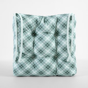 Подушка на стул Плетение цвет: зеленый (40х40 (1 шт))