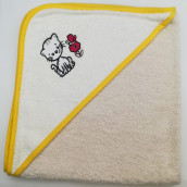 Детское полотенце Котенок цвет: бежевый (70х70 см)
