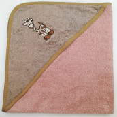 Детское полотенце Жираф цвет: бежевый (70х70 см)