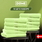 Набор из 10 полотенец Harmonika салатовый (30х50 см - 10 шт)
