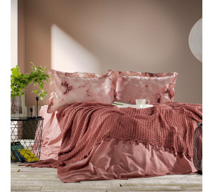 Постельное белье Loft цвет: розовый (King size (Евро макси))