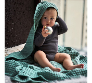 Детское полотенце Boho цвет: мятный (120х120 см)