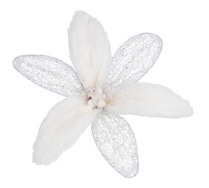 Цветок Пуансеттия (15 см)