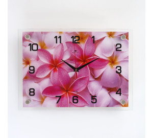 Часы Цветы (25х35 см)