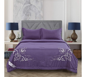 Постельное белье с одеялом Изида цвет: фиолетовый (2 сп. евро)