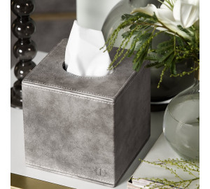 Коробка для салфеток Данфорд цвет: серый (14х14х15 см)