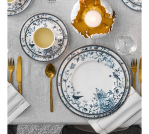 Тарелка обеденная Фиоре цвет: синий (27 см)