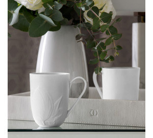Чашка Тюльпан цвет: белый (450 мл)