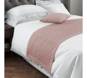 Дорожка на кровать Каспиан цвет: розовый