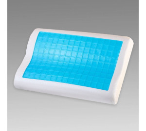 Ортопедическая подушка Memory foam, латекс с памятью формы в гипоаллергенном чехле (30х50)
