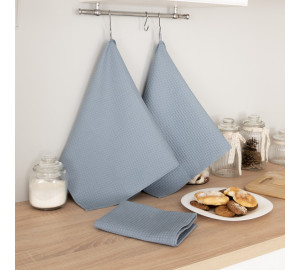 Кухонное полотенце Kelsi цвет: серый (45х70 см - 3 шт)