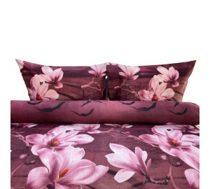 Постельное белье Purple flowers (1,5 спал.)