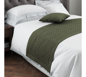 Дорожка на кровать Каспиан цвет: зеленый