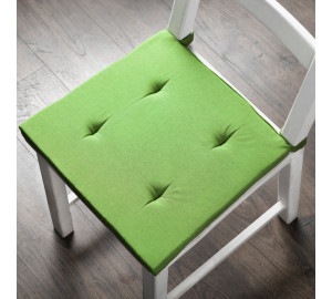 Подушка на стул Билли цвет: зеленый (37х42 (2 шт))