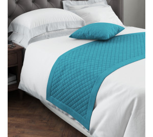 Дорожка на кровать Каспиан цвет: голубой