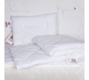 Детский набор Baby 95C цвет: белый (подушка, одеяло и наматрасник)