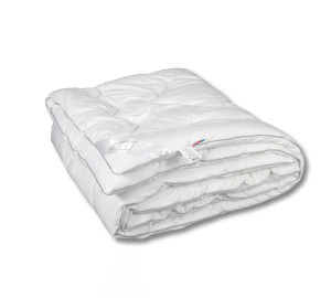 Одеяло Адажио, микроволокно в хлопковом страйп-сатине, очень теплое