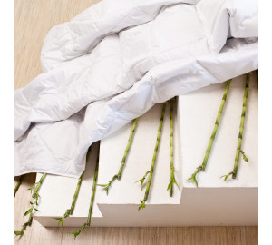 Одеяло Fluence, бамбуковое волокно в хлопковом сатине, всесезонное