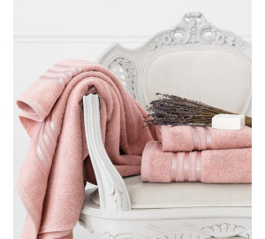 Полотенце Аркадия цвет: светло-розовый