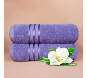 Набор банных полотенец Harmonika цвет: сиреневый