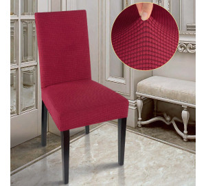 Чехол на стул Fedelma цвет: бордовый (40 см)
