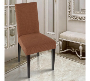 Чехол на стул Fedelma цвет: коричневый (40 см)