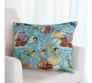 Декоративная подушка Море цвет: голубой (50х50)