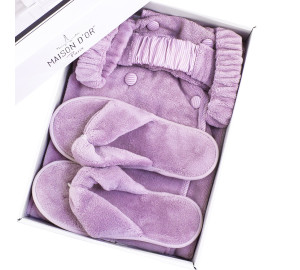 Набор для сауны Seren цвет: фиолетовый
