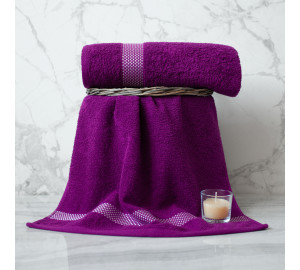 Полотенце Petek Crystal цвет: пурпурный